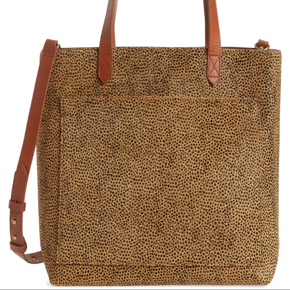 Madewell Medium Transport Tote in Calf Hair NWT